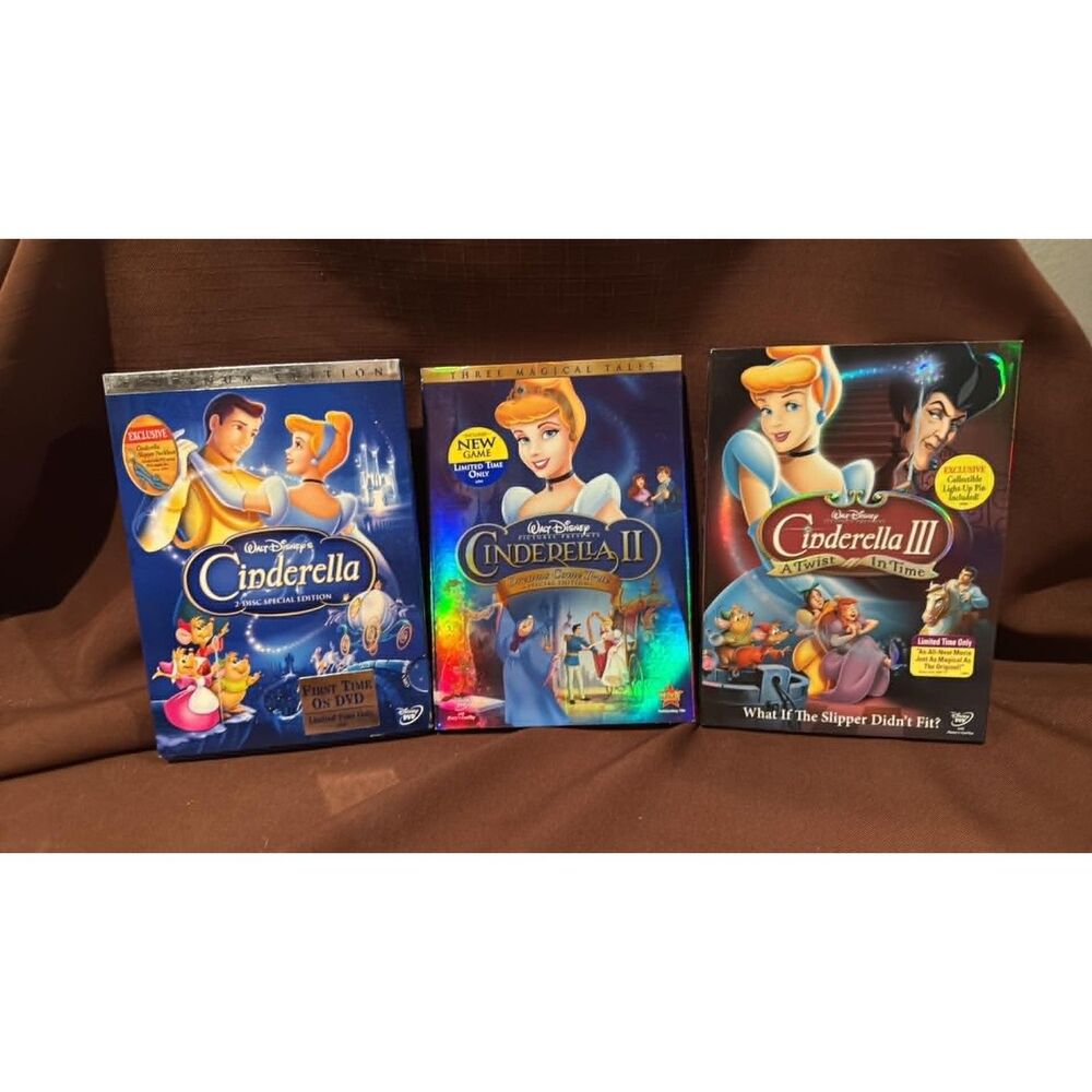 Cinderella 3 DVD Cinderella , Cinderella II & Cinderella III